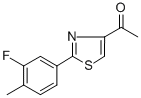 1-[2-(3-FLUORO-4-METHYLPHENYL)-1,3-THIAZOL-4-YL]ETHAN-1-ONE CAS#: 228581-94-0