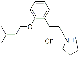 1-[2-(3-methylbutoxy)phenethyl]pyrrolidinium chloride CAS#: 24622-52-4