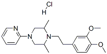 1-[2-(3,4-dimethoxyphenyl)ethyl]-2,6-dimethyl-4-pyridin-2-yl-piperazin e hydrochloride CAS#: 102233-05-6