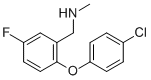 1-[2-(4-CHLOROPHENOXY)-5-FLUOROPHENYL]-N-METHYLMETHYLAMINE CAS#: 289717-57-3