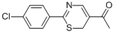 1-[2-(4-CHLOROPHENYL)-6H-1,3-THIAZIN-5-YL]ETHAN-1-ONE CAS#: 219539-29-4