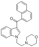 [1-[2-(4-Morpholinyl)ethyl]-1H-indol-3-yl]-1-naphthalenylmethanone CAS#: 103610-04-4