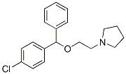 1-[2-[(4-chlorophenyl)-phenyl-methoxy]ethyl]pyrrolidine CAS#: 102163-37-1