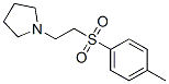 1-[2-(4-methylphenyl)sulfonylethyl]pyrrolidine CAS#: 16191-66-5