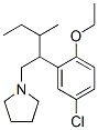 1-[2-(5-chloro-2-ethoxy-phenyl)-3-methyl-pentyl]pyrrolidine CAS#: 29122-58-5