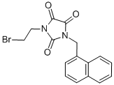 1-(2-Bromoethyl)-3-(1-naphthalenemethyl)parabanic acid CAS#: 101564-85-6