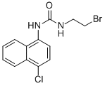 1-(2-Bromoethyl)-3-(4-chloro-1-naphthyl)urea CAS#: 102434-20-8
