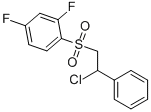 1-[(2-CHLORO-2-PHENYLETHYL)SULFONYL]-2,4-DIFLUOROBENZENE CAS#: 244278-68-0