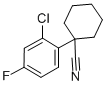 1-(2-CHLORO-4-FLUOROPHENYL)CYCLOHEXANECARBONITRILE CAS#: 214262-93-8
