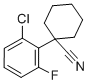 1-(2-CHLORO-6-FLUOROPHENYL)CYCLOHEXANECARBONITRILE, 97 CAS#: 214262-95-0