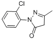 1-(2-Chlorophenyl)-3-methyl-2-pyrazolin-5-one CAS#: 14580-22-4