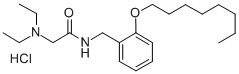 1-(2-Diethylaminoacetamidomethylphenoxy)-n-octane hydrochloride CAS#: 106280-82-4
