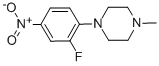 1-(2-FLUORO-4-NITROPHENYL)-4-METHYLPIPERAZINE CAS#: 221198-29-4