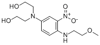 1-[(2'-Methoxyethyl)amino]-2-nitro-4-[di-(2'-hydroxyethyl)amino]benzene CAS#: 23920-15-2