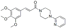1-(2-Pyridyl)-4-[2-(3,4,5-trimethoxyphenyl)ethenylcarbonyl]piperazine CAS#: 22662-32-4