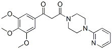 1-(2-Pyridyl)-4-[3-(3,4,5-trimethoxyphenyl)-1,3-dioxopropyl]piperazine CAS#: 23776-34-3