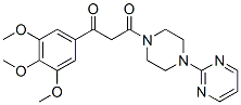 1-(2-Pyrimidinyl)-4-[3-(3,4,5-trimethoxyphenyl)-1,3-dioxopropyl]piperazine CAS#: 23776-35-4