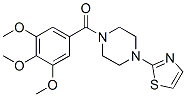 1-(2-Thiazolyl)-4-(3,4,5-trimethoxybenzoyl)piperazine CAS#: 17766-79-9