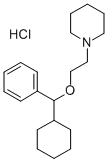 1-(2-((alpha-Cyclohexylbenzyl)oxy)ethyl)piperidine hydrochloride CAS#: 102370-70-7