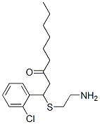 1-(2-aminoethylthio)-1-(2-chlorophenyl)nonan-3-one CAS#: 109759-03-7