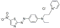 1-[2-[ethyl[4-[(5-nitrothiazol-2-yl)azo]phenyl]amino]ethyl]pyridinium chloride CAS#: 14408-21-0