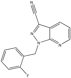 1-(2-fluorobenzyl)-1H-pyrazolo[3,4-b]pyridine-3-carbonitrile CAS#: 256376-65-5