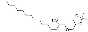 1-[(2,2-Dimethyl-1,3-dioxolan-4-yl)methoxy]-2-hexadecanol CAS#: 13879-81-7