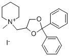 1-[(2,2-diphenyl-1,3-dioxolan-4-yl)methyl]-1-methyl-3,4,5,6-tetrahydro-2H-pyridine bromide CAS#: 21216-78-4