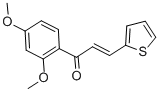 1-(2,4-DIMETHOXYPHENYL)-3-(2-THIENYL)PROP-2-EN-1-ONE CAS#: 18594-21-3