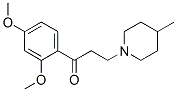 1-(2,4-Dimethoxyphenyl)-3-(4-methyl-1-piperidinyl)-1-propanone CAS#: 18703-90-7