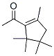 1-(2,4,4,5,5-pentamethyl-1-cyclopenten-1-yl)ethan-1-one CAS#: 13144-88-2