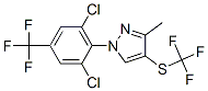 1-[2,6-Dichloro-4-(trifluoromethyl)phenyl]-3-methyl-4-(trifluoromethylthio)-1H-pyrazole CAS#: 107738-50-1