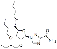 1-[(2R,3R,4R,5R)-3,4-dibutoxy-5-(butoxymethyl)oxolan-2-yl]-1,2,4-triaz ole-3-carboxamide CAS#: 101843-94-1