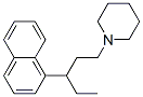 1-[3-(1-Naphtyl)pentyl]piperidine CAS#: 25913-47-7