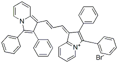 1-[3-(2,3-diphenylindolizin-1-yl)allylidene]-2,3-diphenyl-1H-indolizinium bromide CAS#: 28633-58-1