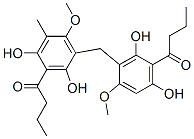 1-[3-[[2,4-Dihydroxy-6-methoxy-5-methyl-3-(1-oxobutyl)phenyl]methyl]-2,6-dihydroxy-4-methoxyphenyl]-1-butanone CAS#: 1509-10-0