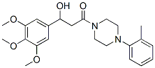 1-[3-(3,4,5-Trimethoxyphenyl)-3-hydroxypropanoyl]-4-(2-methylphenyl)piperazine CAS#: 23776-32-1