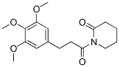 1-[3-(3,4,5-Trimethoxyphenyl)propionyl]piperidin-2-one CAS#: 2466-36-6