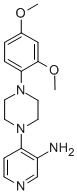 1-(3-Amino-4-pyridyl)-4-(2,4-dimethoxyphenyl)piperazine CAS#: 14549-67-8