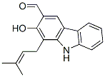 1-(3-Methyl-2-butenyl)-2-hydroxy-9H-carbazole-3-carbaldehyde CAS#: 17750-35-5