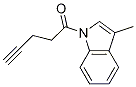 1-(3-Methyl-indol-1-yl)-pent-4-yn-1-one CAS#: 101079-40-7