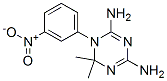 1-(3-Nitrophenyl)-6,6-dimethyl-1,6-dihydro-1,3,5-triazine-2,4-diamine CAS#: 17711-74-9