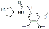 1-(3-Pyrrolidinyl)-3-(3,4,5-trimethoxyphenyl)urea CAS#: 18471-34-6