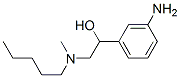 1-(3-aminophenyl)-2-(methyl-pentyl-amino)ethanol CAS#: 108621-85-8