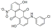 1-[(3-chlorophenyl)amino]-4,8-dihydroxy-5-nitro-9,10-Anthraacenedione CAS#: 16058-59-6