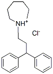 1-(3,3-diphenylpropyl)hexahydro-1H-azepinium chloride CAS#: 13657-24-4