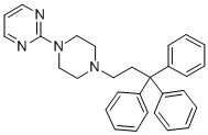 1-(3,3,3-Triphenylpropyl)-4-(2-pyrimidyl)piperazine CAS#: 20980-06-7