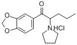 1-(3',4'-Methylenedioxyphenyl)-2-pyrrolidino-1-pentanone hydrochloride CAS#: 24622-62-6