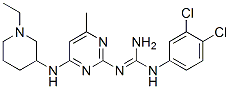 1-(3,4-dichlorophenyl)-2-[4-[(1-ethyl-3-piperidyl)amino]-6-methyl-pyrimidin-2-yl]guanidine CAS#: 21062-28-2