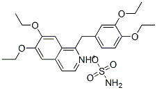 1-(3,4-diethoxybenzyl)-6,7-diethoxyisoquinolinium sulphamate CAS#: 17332-39-7
